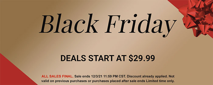 Black Friday: Deals start at $29.99
