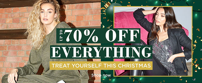 Up to 70% off Everything