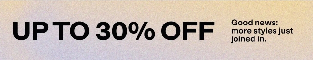 Zappos: Big deal alert. Up to 30% off. Zappos: Big deal alert. Up to 30% off.